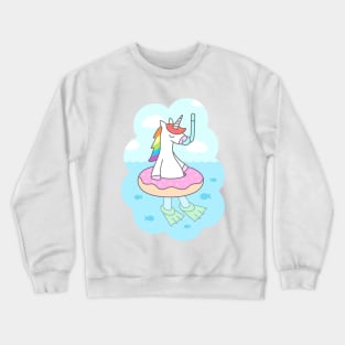 Unicorn Dive Crewneck Sweatshirt